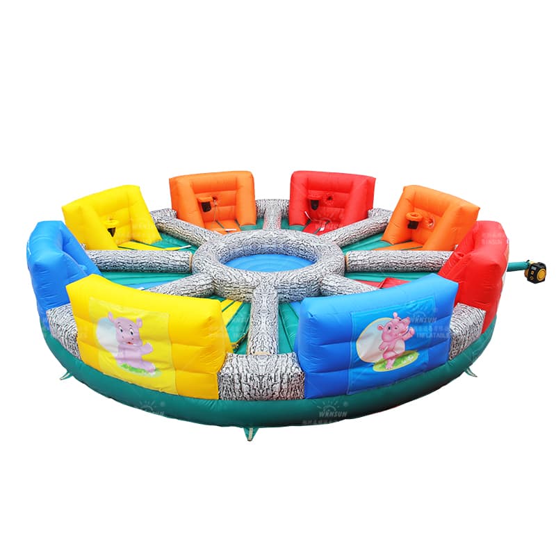 Giant Inflatable Hippo Chow Down